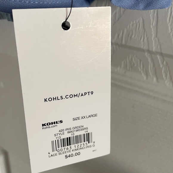 Brand new Apt 9 chiffon blouse - Picture 4 of 4